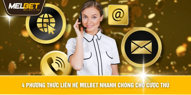 4 phương thức liên hệ MELBET nhanh chóng cho cược thủ