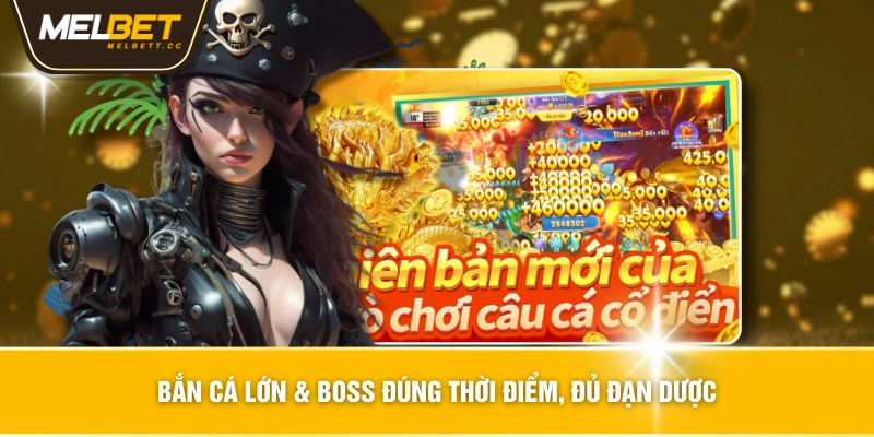 Bắn Cá Lớn & Boss Đúng Thời Điểm, Đủ Đạn Dược